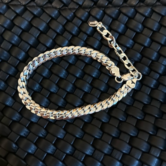 DRAE Silver Anklet - Picture 2 of 5
